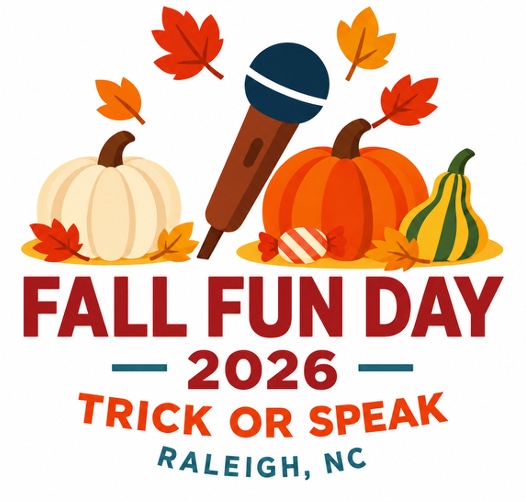 fall fun day graphic Fall Fun Day 2026, trick or speak, Raleigh, NC